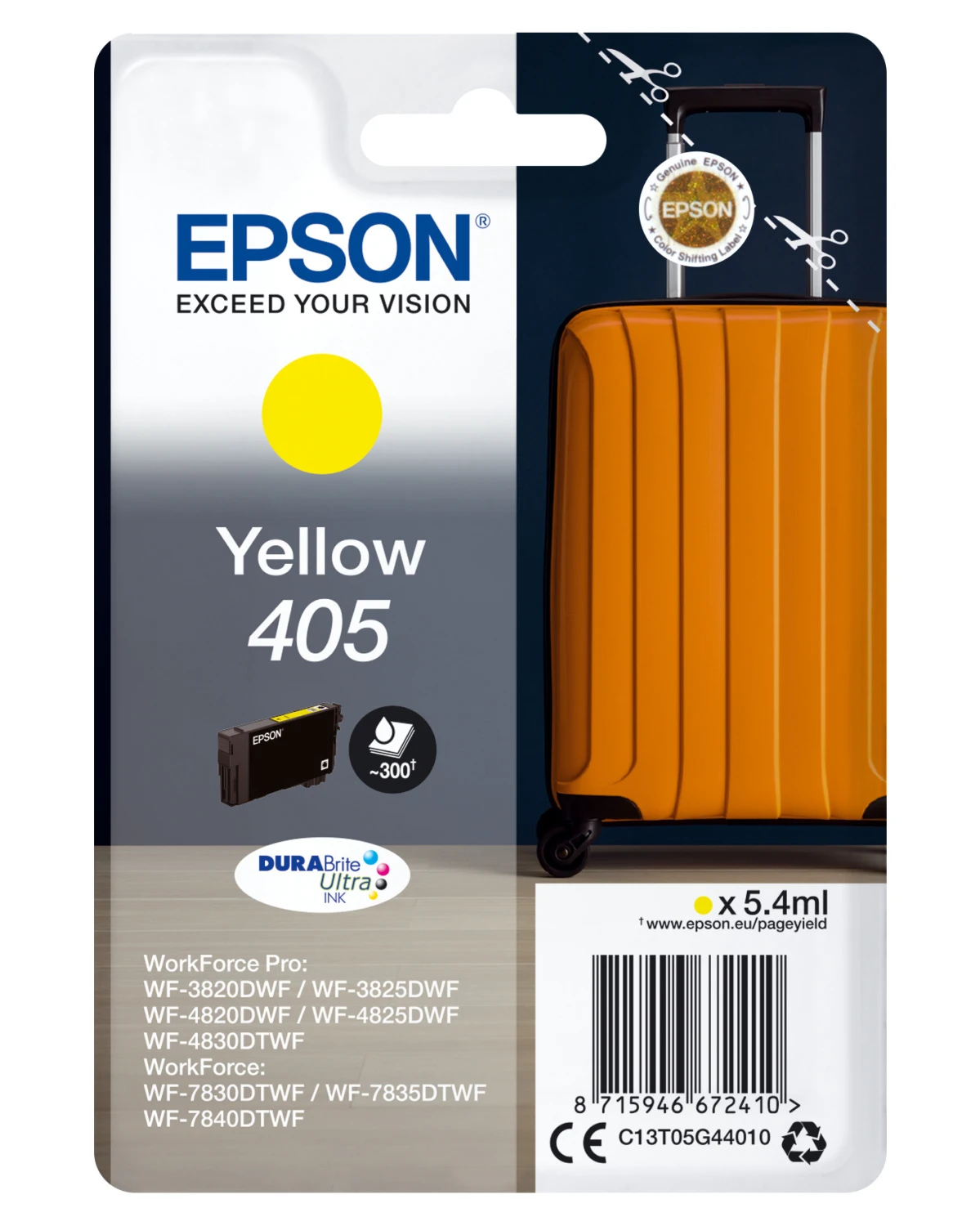 EPSON Tintenpatrone 405 yellow