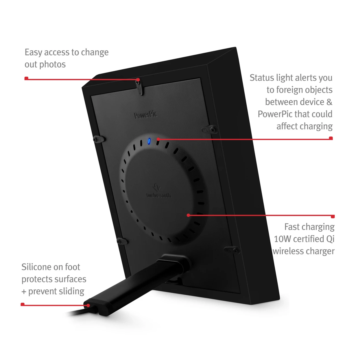 Twelve South PowerPic chargeur sans fil