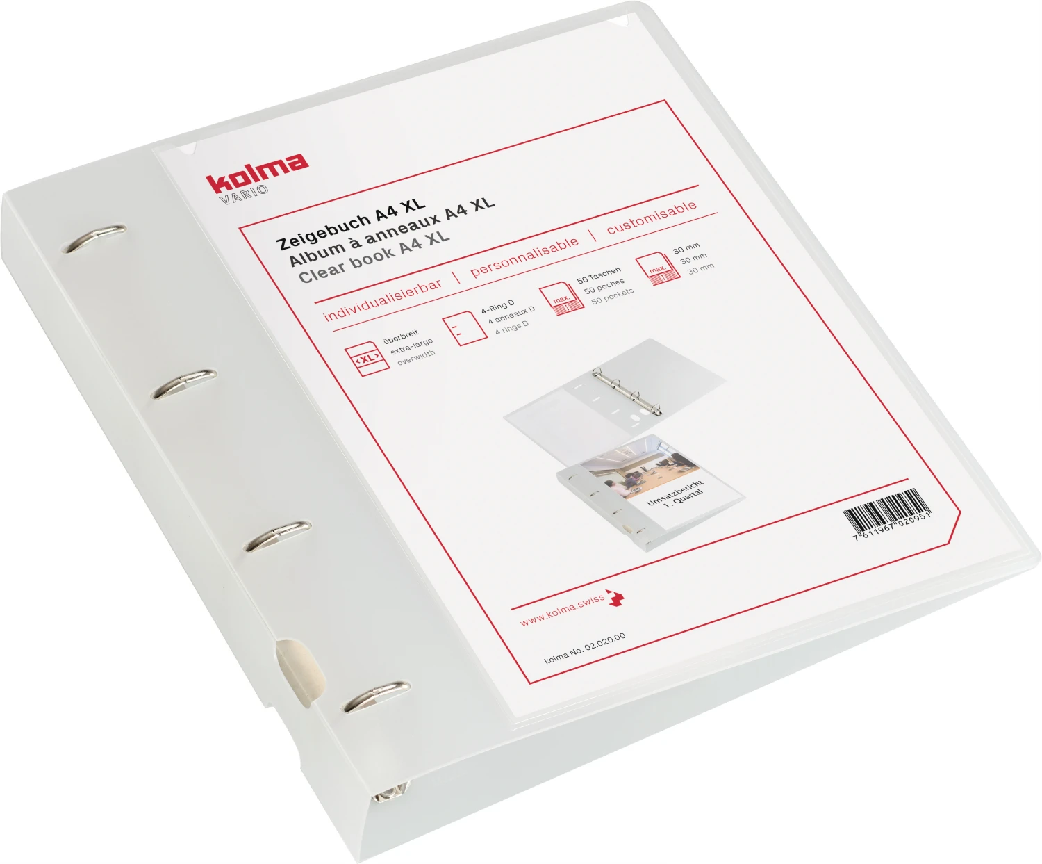 KOLMA Livre présentation Vario KF A4, 40 mm