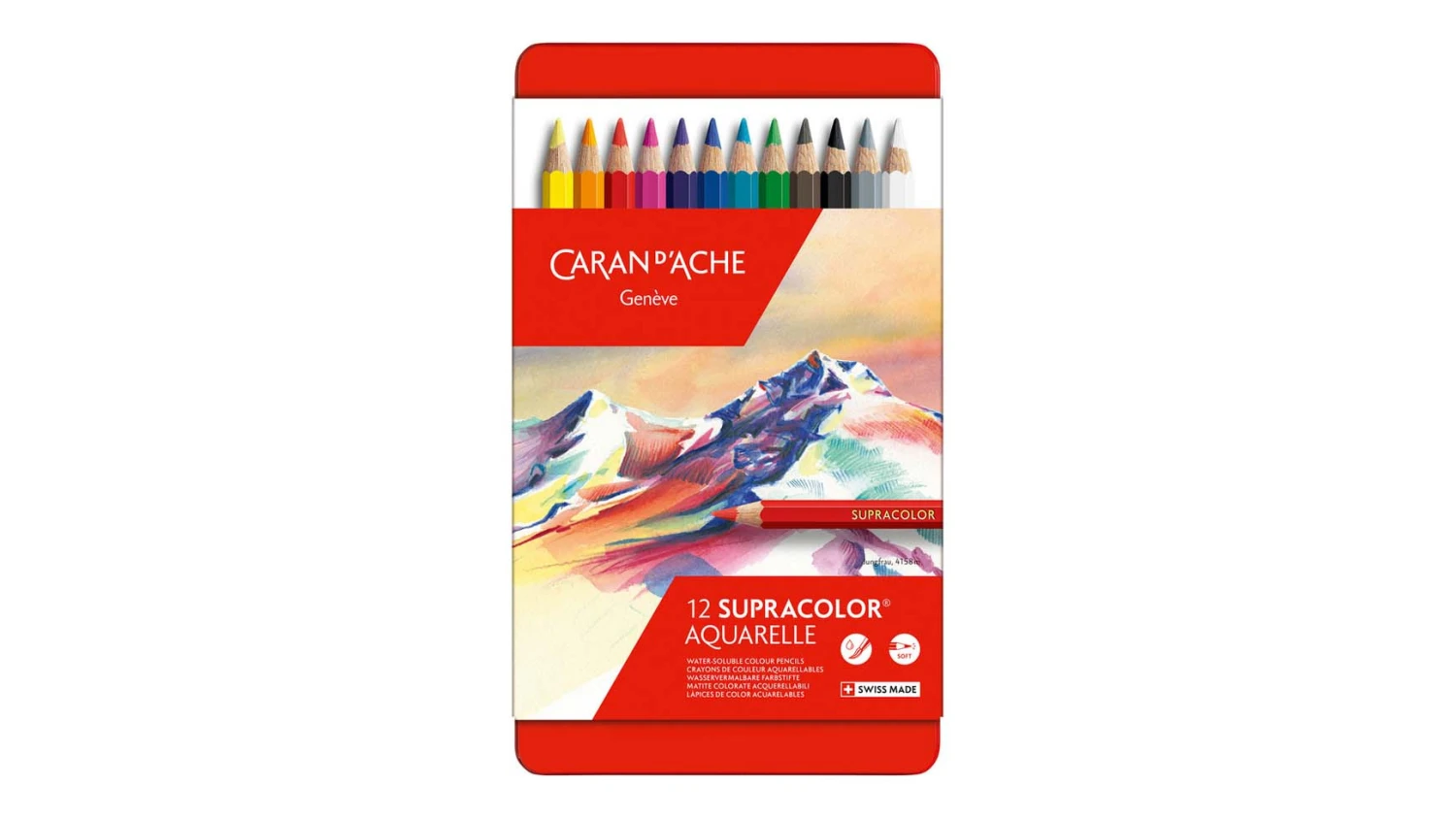 CARAN D'ACHE Farbstifte Supracolor 12er Set