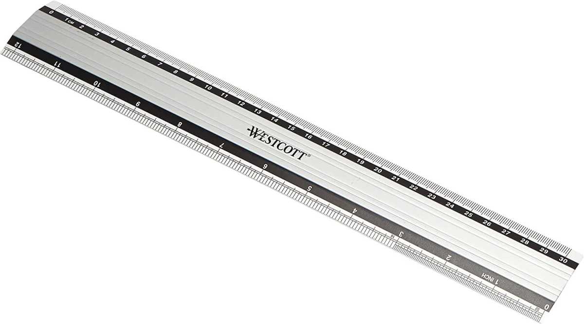 WESTCOTT Règle Alu mat 30 cm