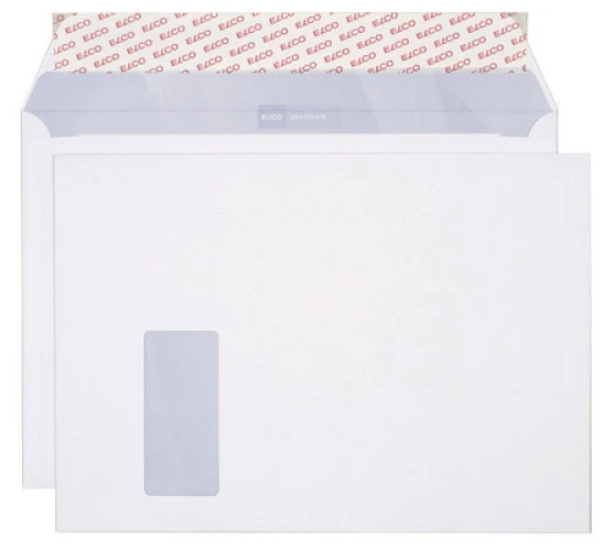 ELCO enveloppes Premium C4, fenêtre à gauche
