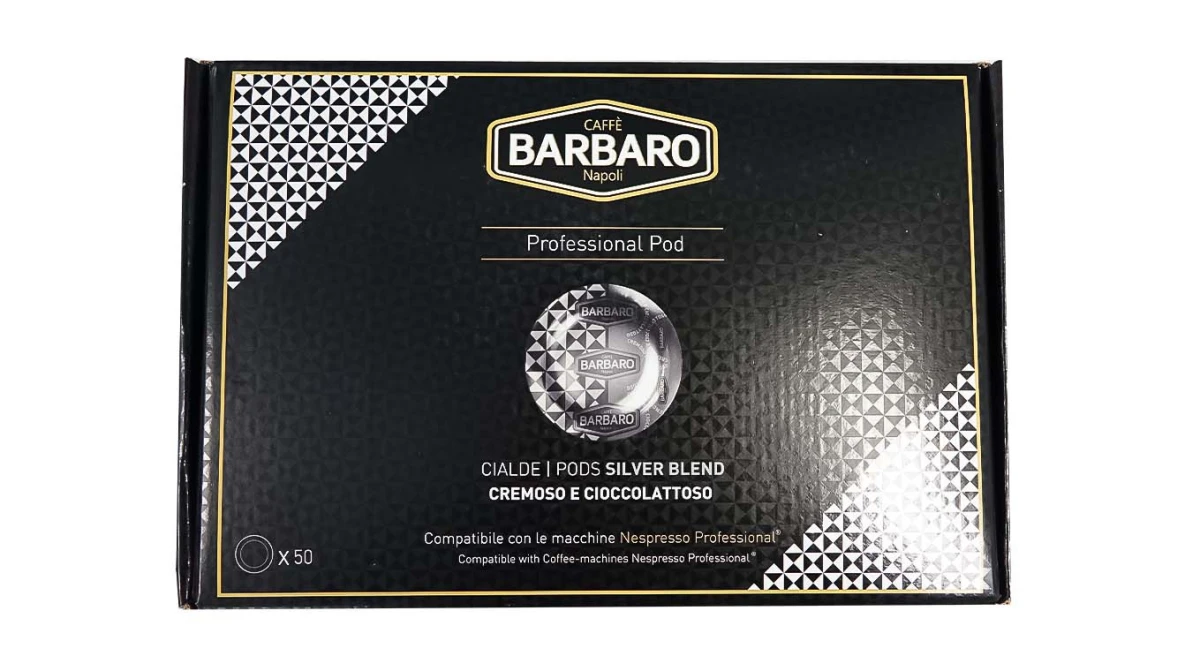 CAFFÈ BARBARO Professional Dosettes Crémeuses & Chocolatées 50x