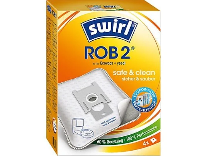 SWIRL Sac aspirateur ROB 2 EcoPor 4 pièces