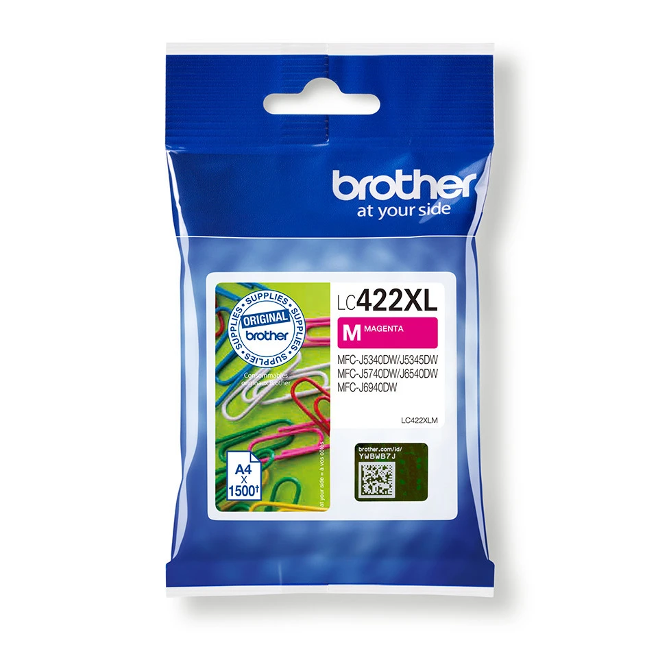 BROTHER Tintenpatrone LC-422XLM magenta