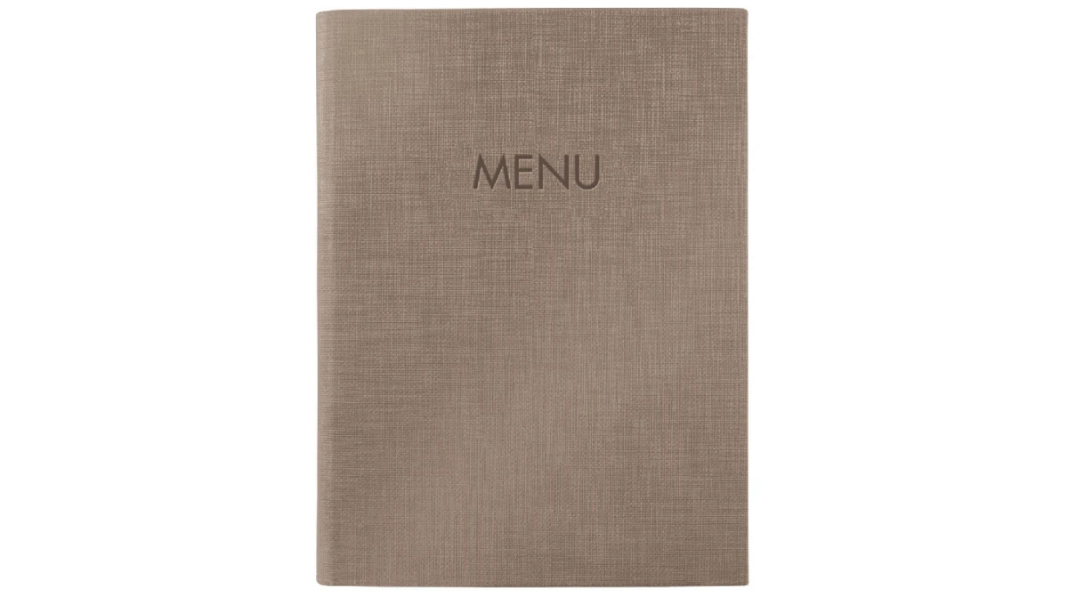 SIGEL Porte-menu - avec reliure élastique - pour 8 pages - avec reliure élastiqu
