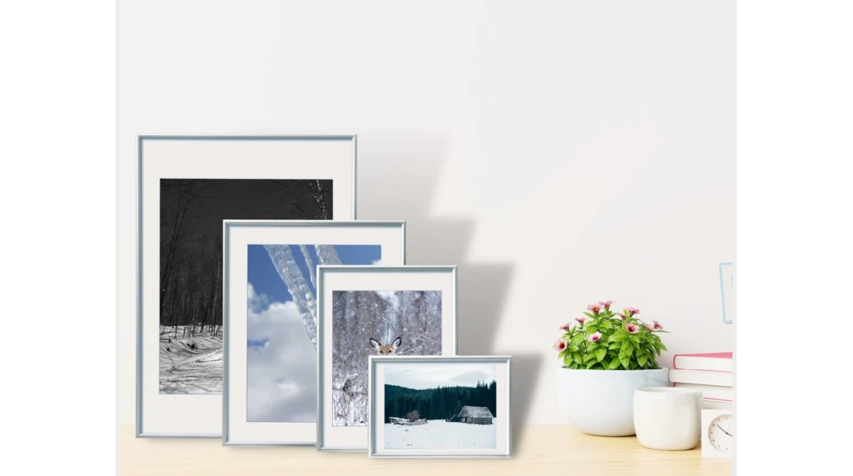 DUFCO "Alu Design" Cadre photo en aluminium 40 x 50 cm