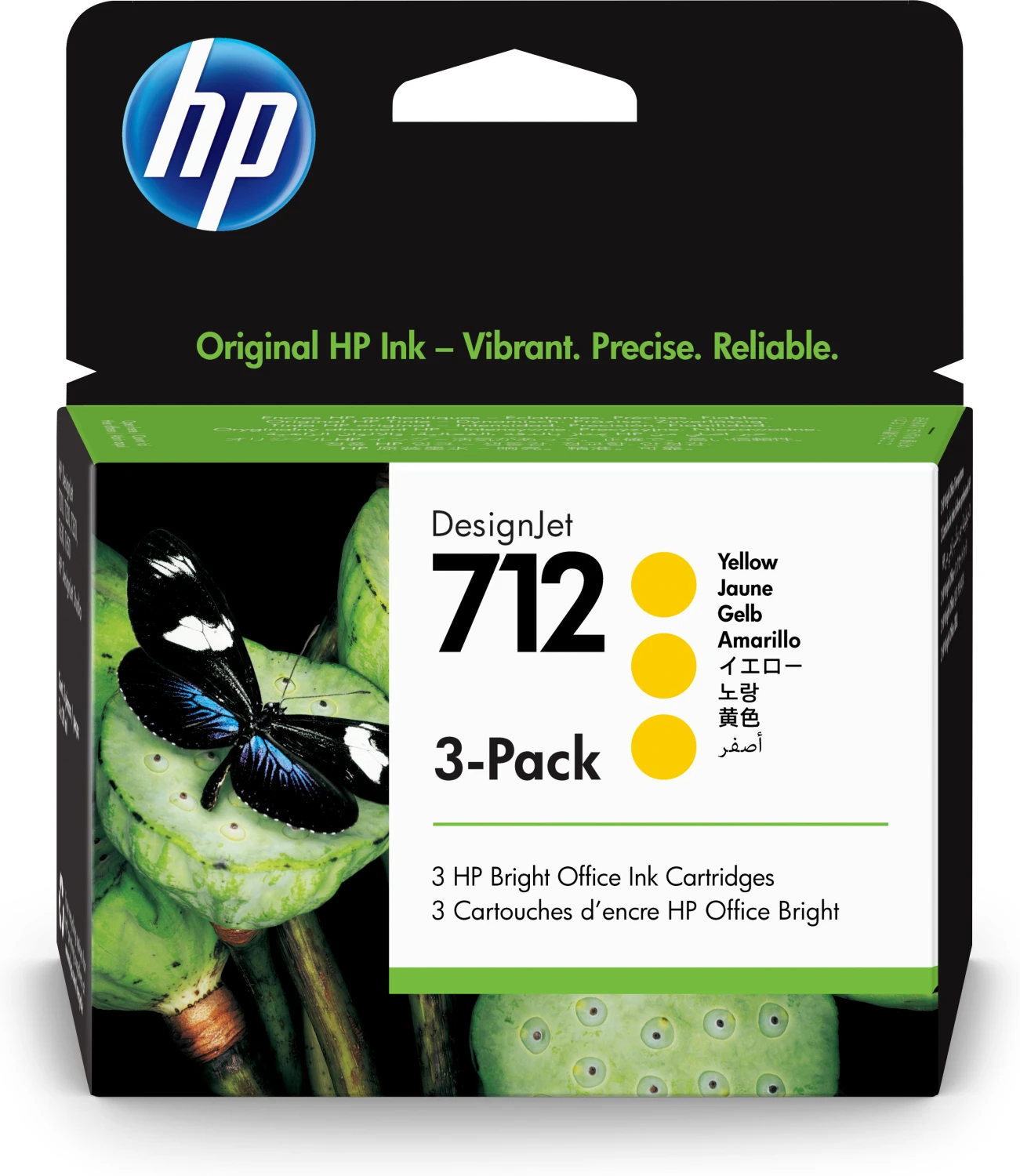 HP Tintenpatrone 712 yellow