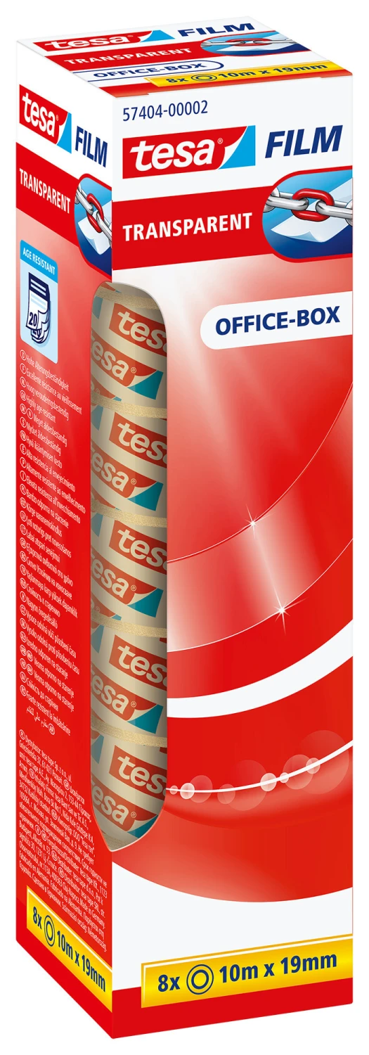 TESA Klebeband transp.Box 10mx19mm