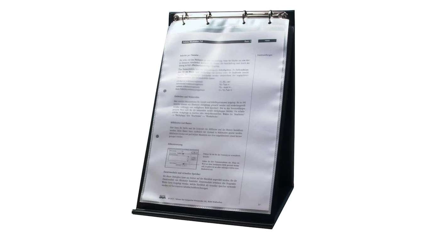 RILLSTAB Zeigebuchtaschen zu Tisch-Flipchart A3, 10 Stk.