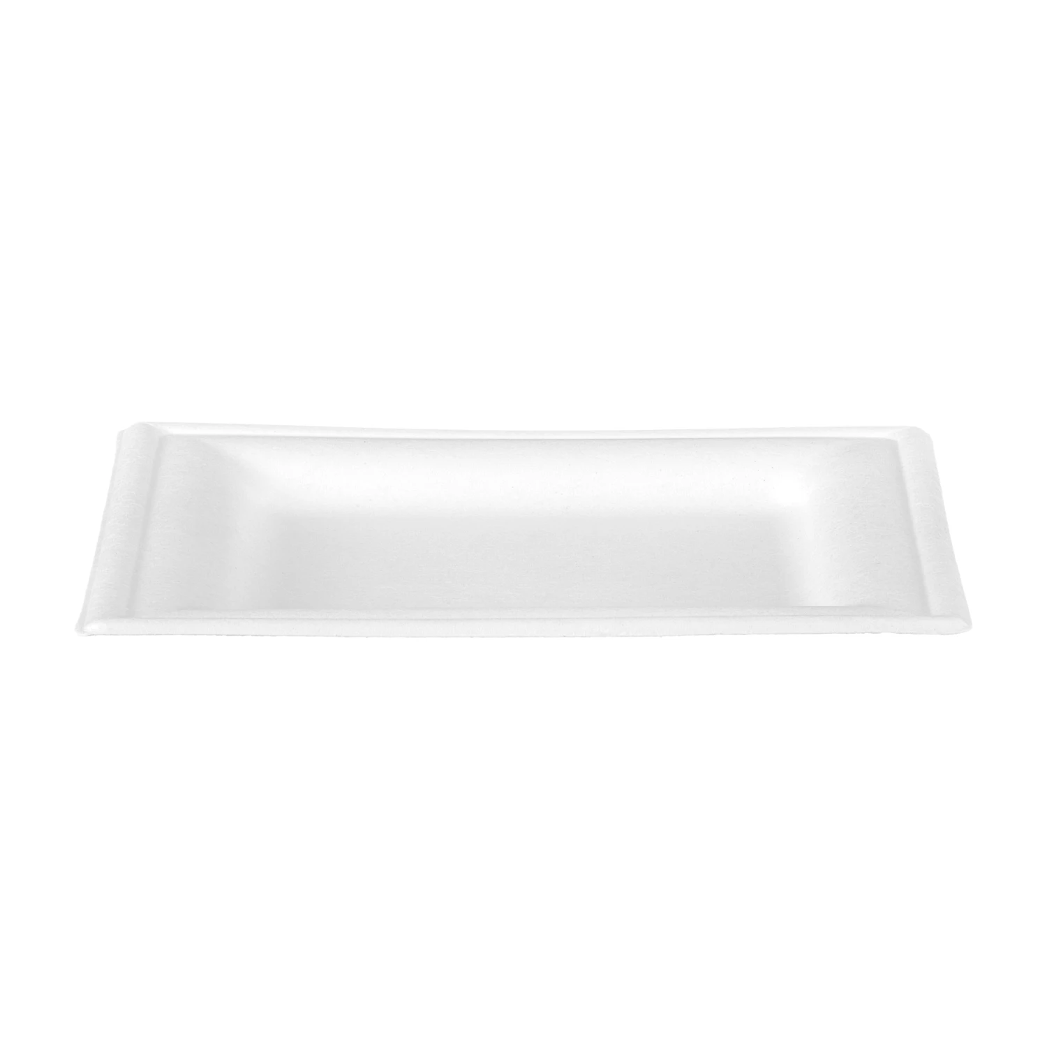Assiettes jetables carrées, 125 pièces