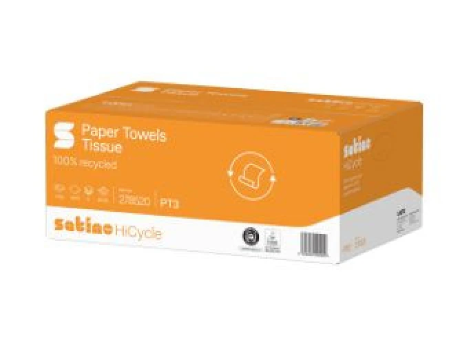 SATINO Papierhandtücher HiCycle C-Falz, 2-lagig, hochweiss