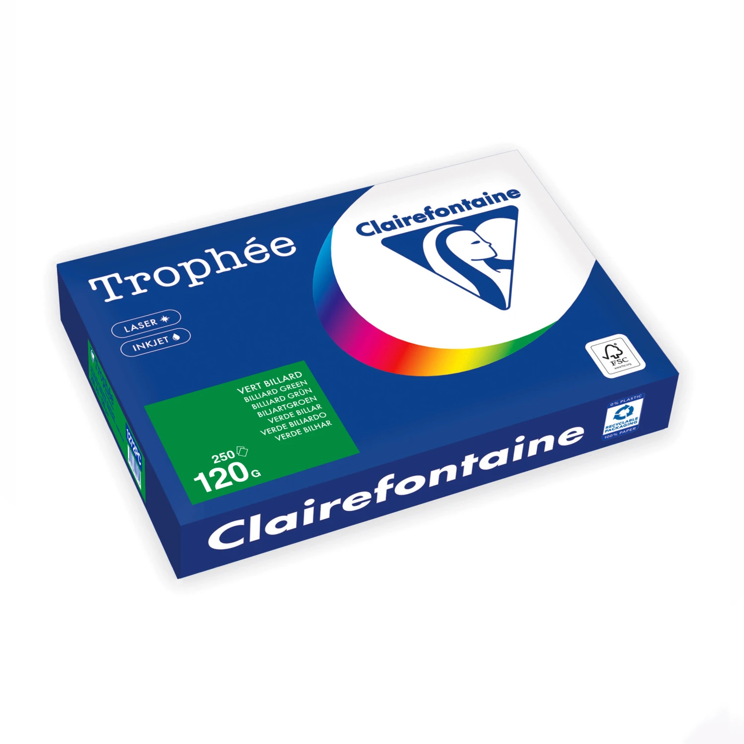 CLAIREFONTAINE Kopierpapier Trophée Intensiv A3, 120 g/m², 250 Blatt