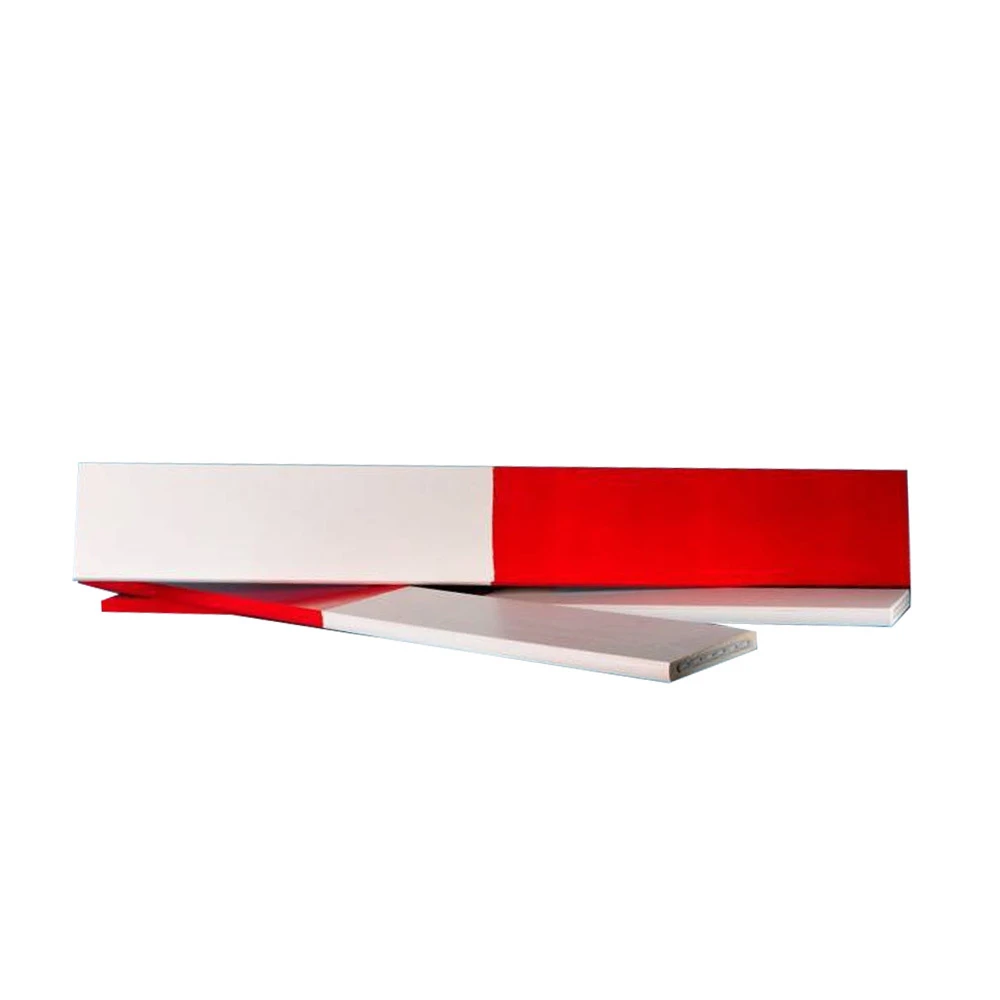 Absperrlatten, rot/weiss mit Reflektoren R2 (200 Stück)
