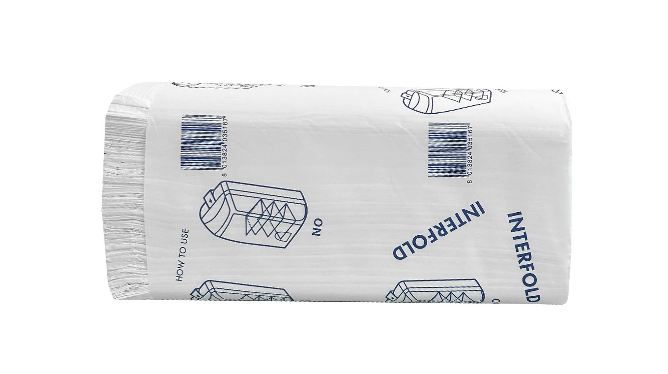 PAPERBLU Essuie-mains en papier pliage Z, 2 couches, extra-blanc