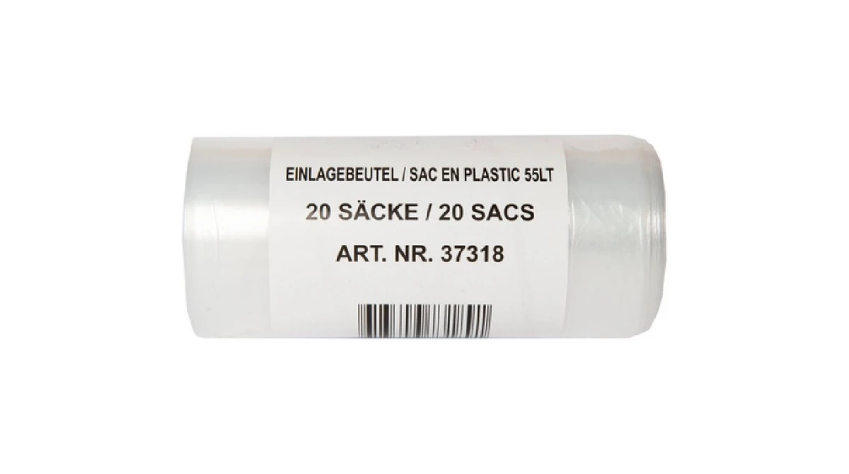 Sachets poubelle 55 L, 25 rouleaux