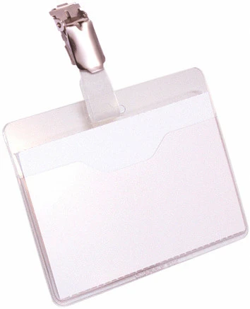 DURABLE Porte-noms avec clip 60 x 90 mm, 8106-19