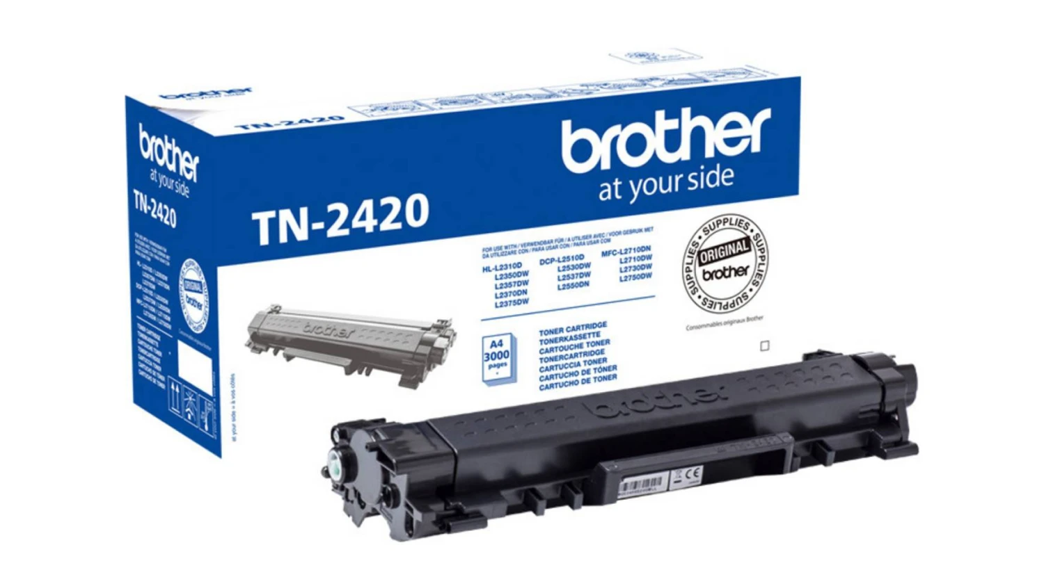 BROTHER Toner-Modul TN2420 BK schwarz