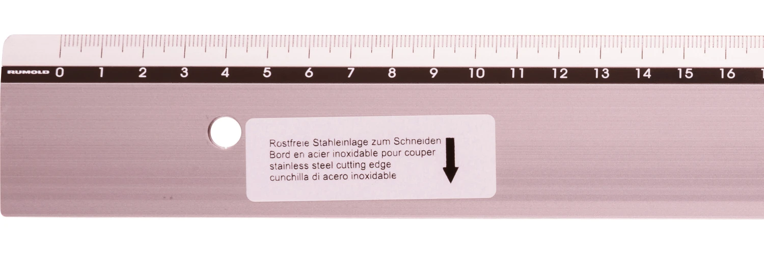 RUMOLD 659/50 Zeichen-Schneidelineal 50cm