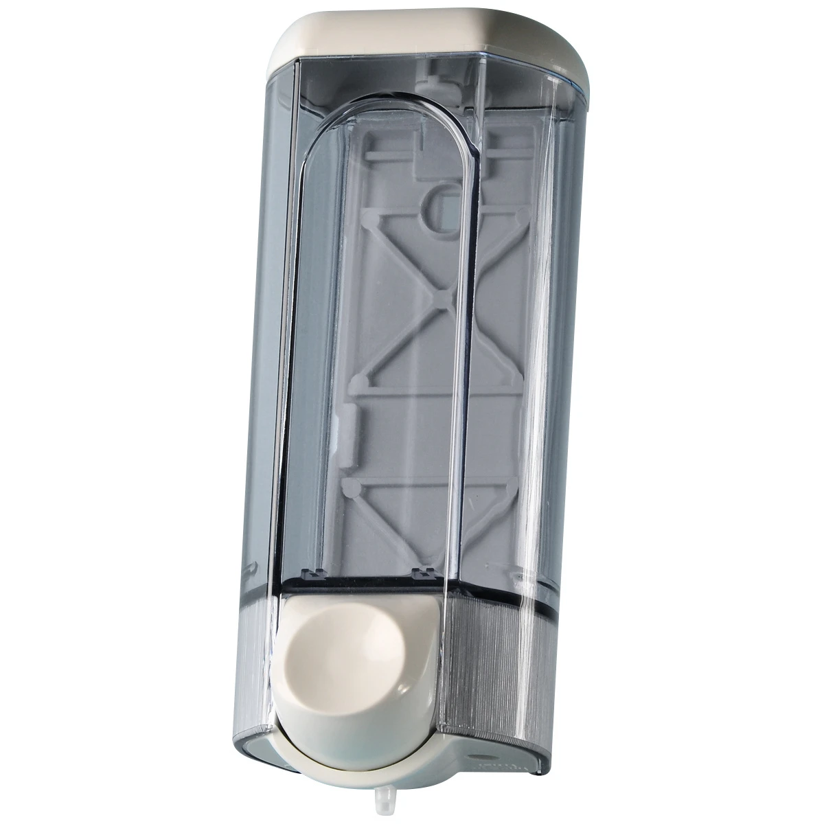 Distributeur de savon en mousse verrouillable, pour cartouche assortie, blanc avec capteur