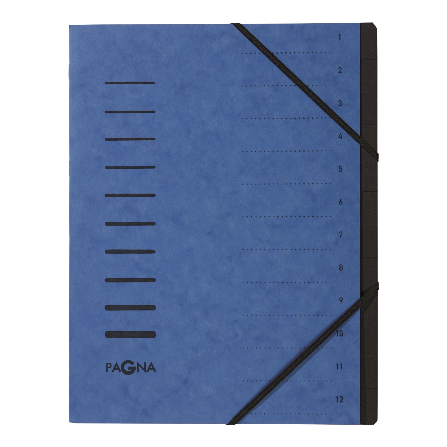 Pagna Classeurs à 12 compartiments, bleu