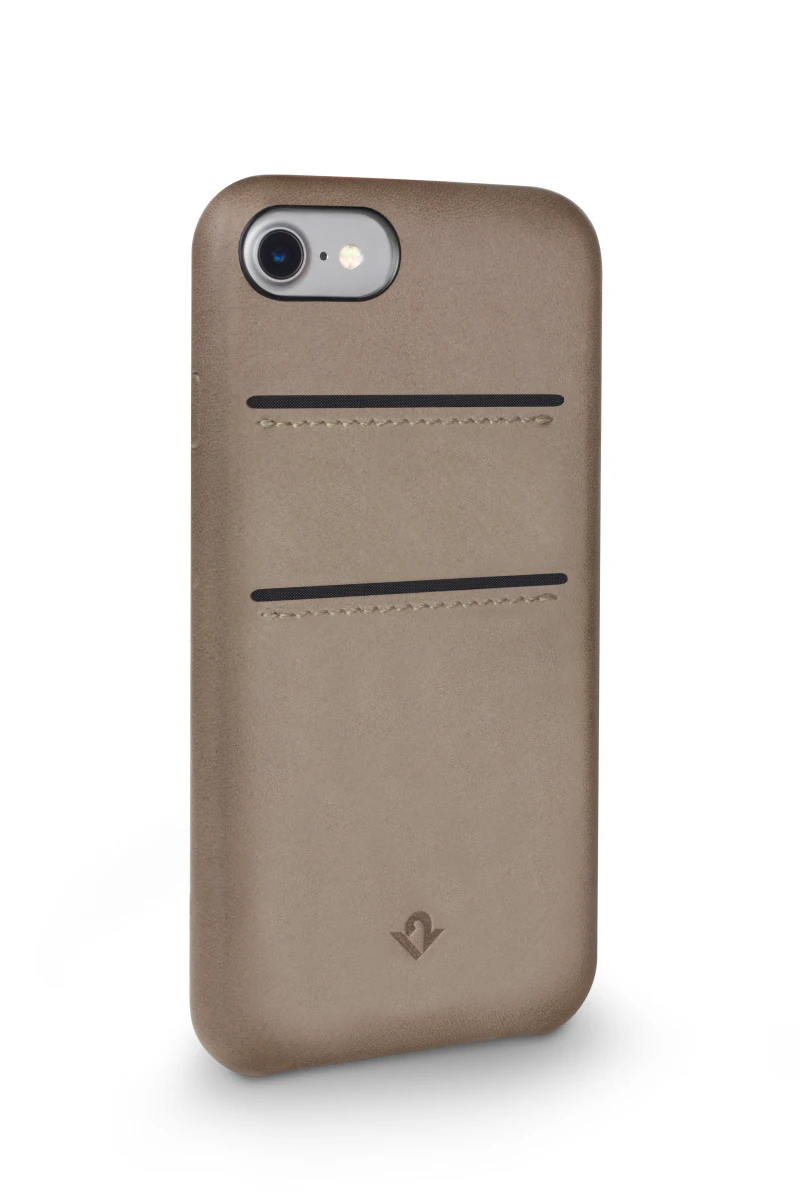 Twelve Étui en cuir  iPhone SE/7/8 + 2 porte-cartes