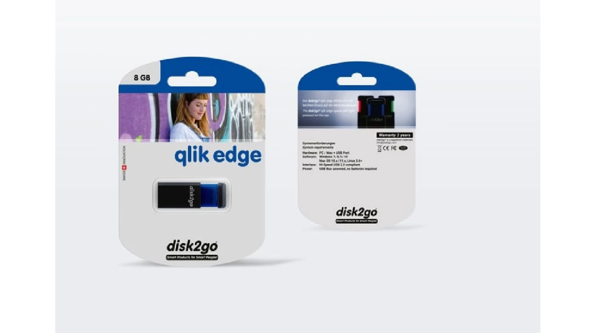 DISK2GO USB-Stick qlik edge 8GB