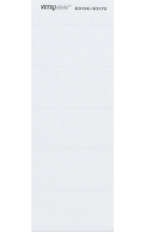 BIELLA Etiquettes blanco Vetro Mobil, 60 x 30 mm, 10 feuilles