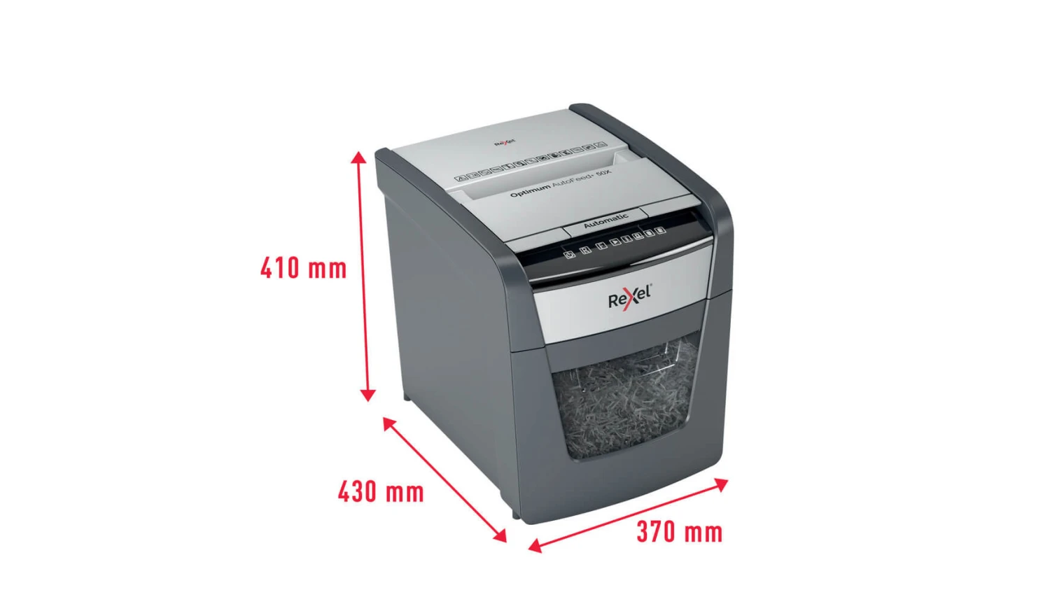 REXEL Destructeurs de docum. Optimum AutoFeed+ 50X