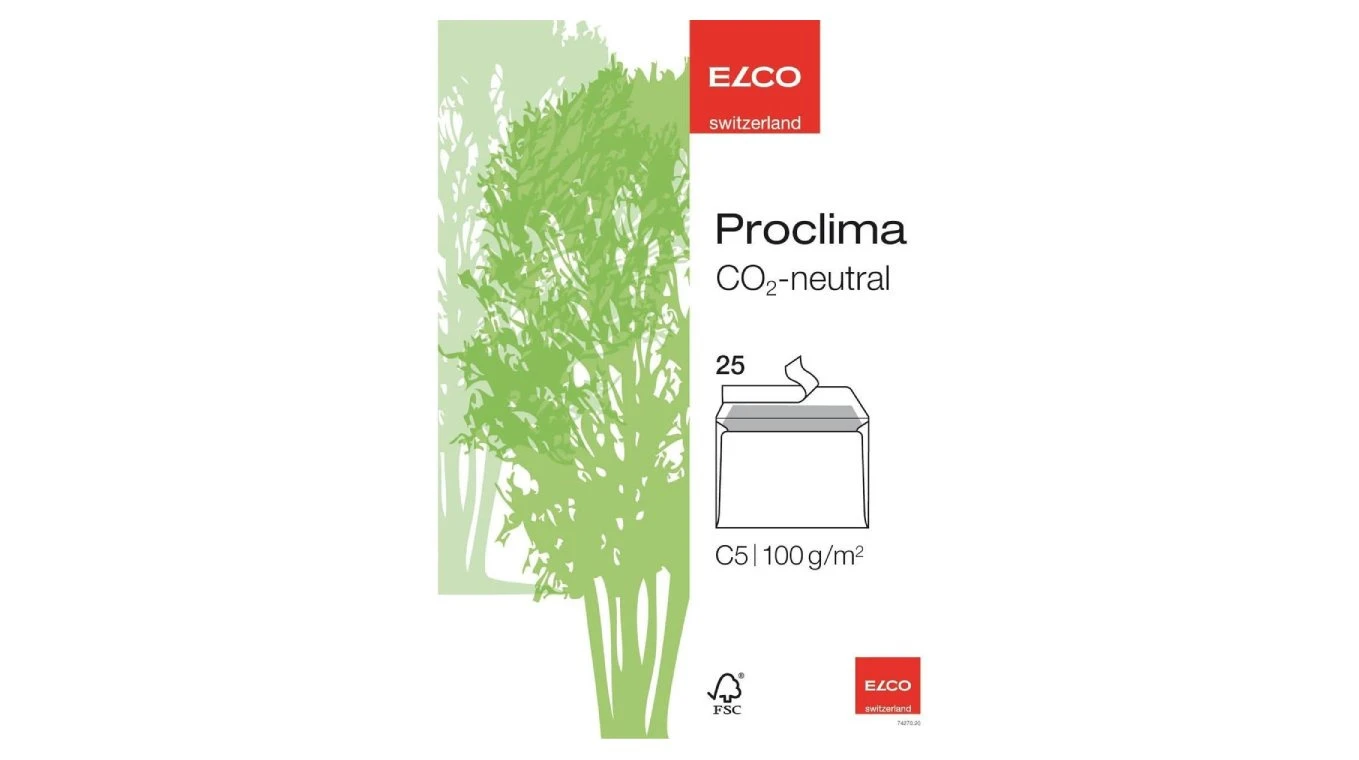 ELCO Enveloppe Proclima C5 sans fenêtre 25 pcs.