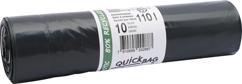 Kehrichtsäcke Quickbag 110 L, 10 Stück