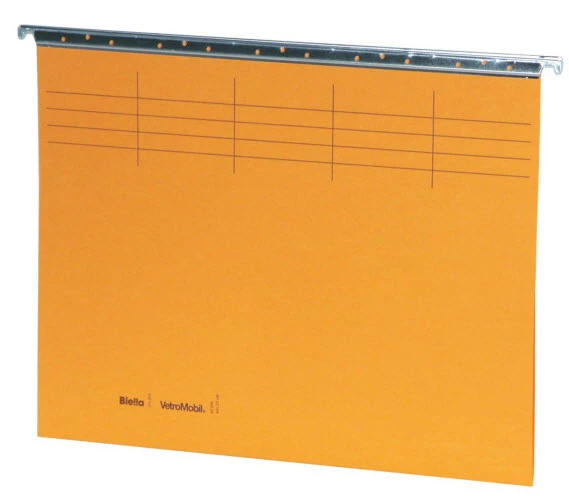 Biella Original Hängemappen inkl. Zubehör, gelb, Pack à 5 Stück