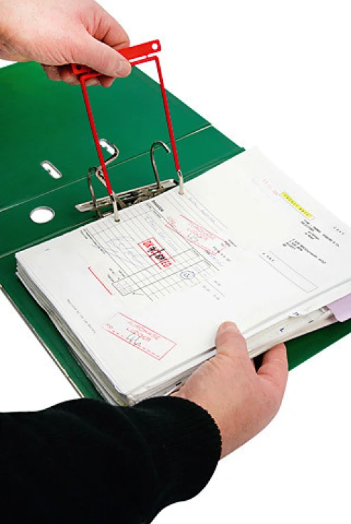 Système d'archivage D-Clip, rouge, capacité 8 cm