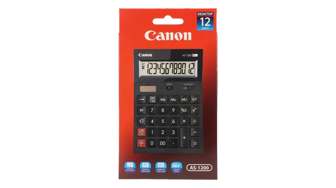 CANON AS1200 Calculatrice de bureau 12 chiffres