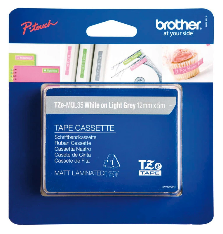 BROTHER P-TOUCH® TZe-MQL35 Schriftband, 12 mm x 5 m