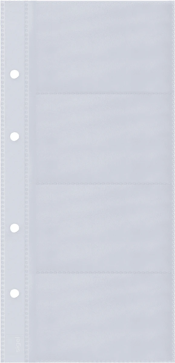 SIGEL Cartes visite pochette 90 x 58 m