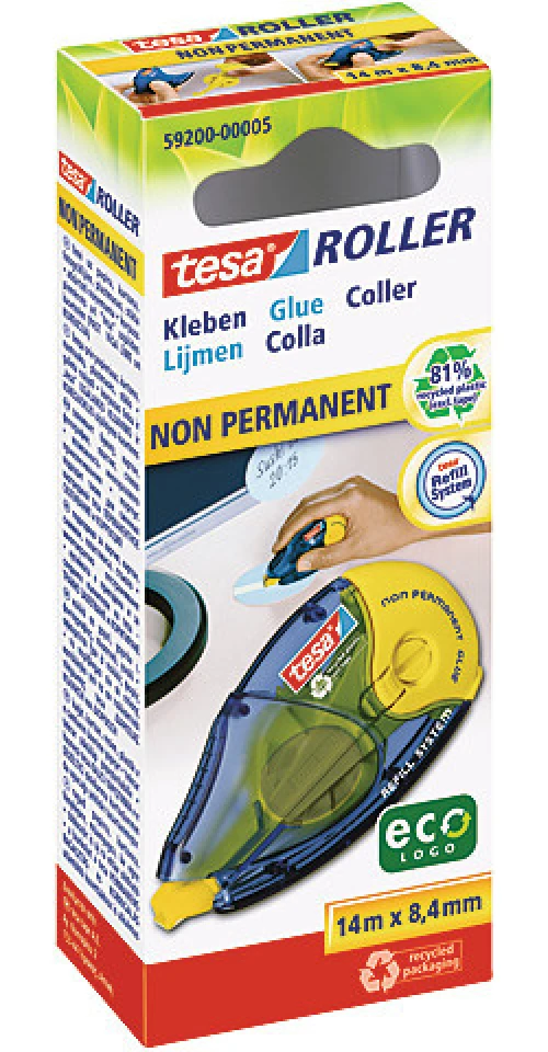 TESA ecoLogo Refill-Roller correcteur non permanent