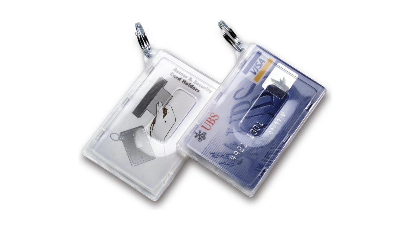 RIEFFEL Badge Holder transparent 2 pcs.