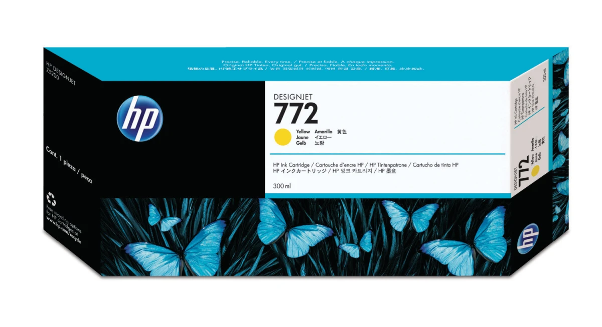 HP Tintenpatrone 772 yellow