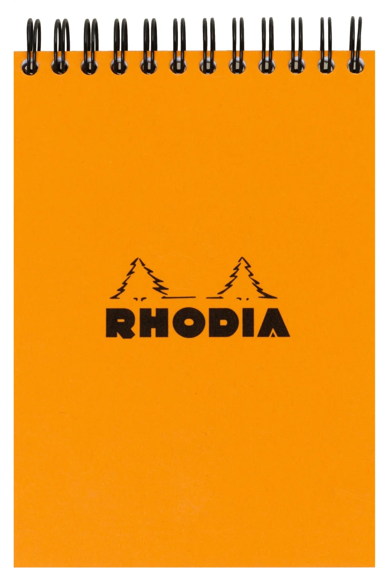 RHODIA Bloc spirale orange A7
