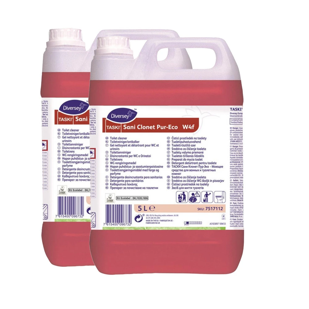 TASKI Nettoyant toilettes Sani Clonet Pure-Eco W4f 2 x 5 L