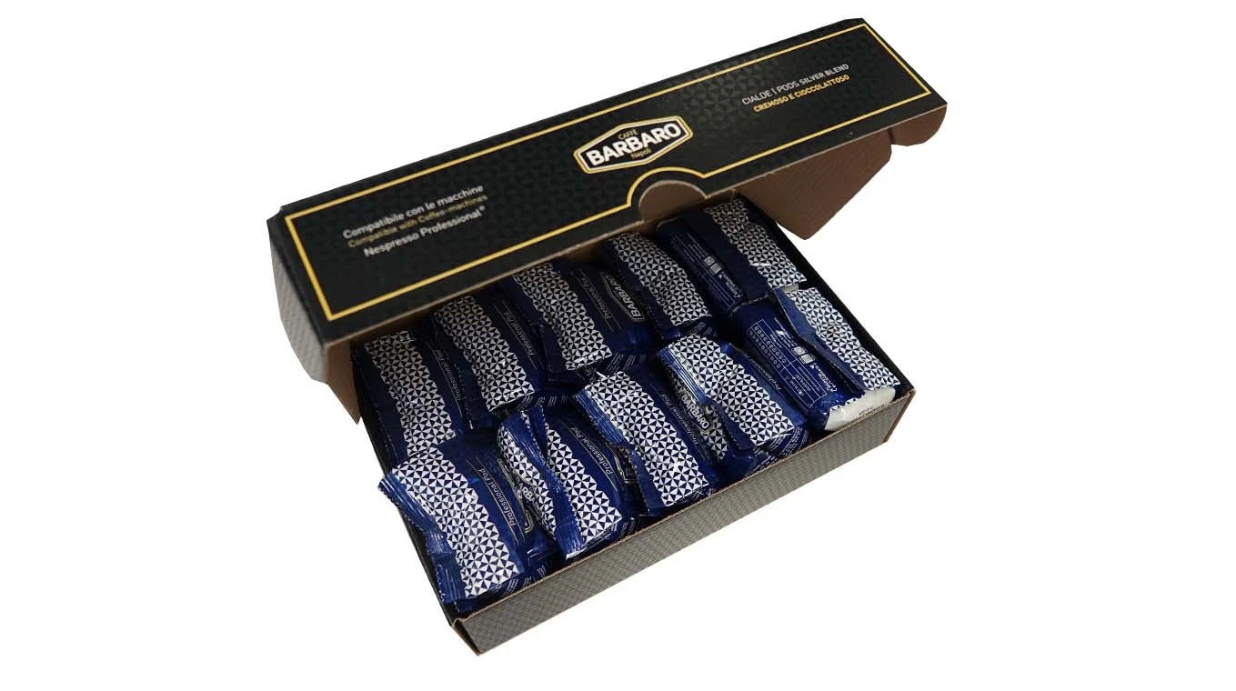 CAFFÈ BARBARO Professional Dosettes Crémeuses & Chocolatées 50x