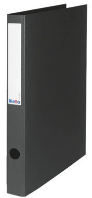 Classeur à anneaux Biella Viria, noir