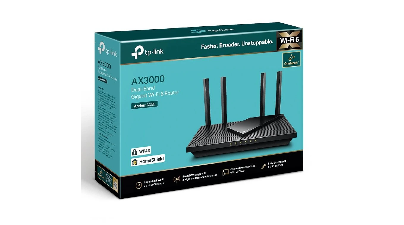 TP-LINK Archer AX50 Dual Band Gigabit Wi-Fi 6-Router