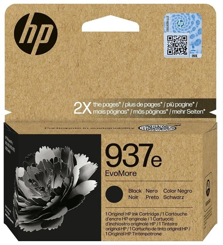 HP Tintenpatrone 937e schwarz 4S6W9NE#LS1