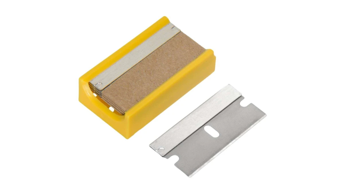 EDI CLEAN Ersatzklingen für Sicherheitsschaber gummiert 5 klingen