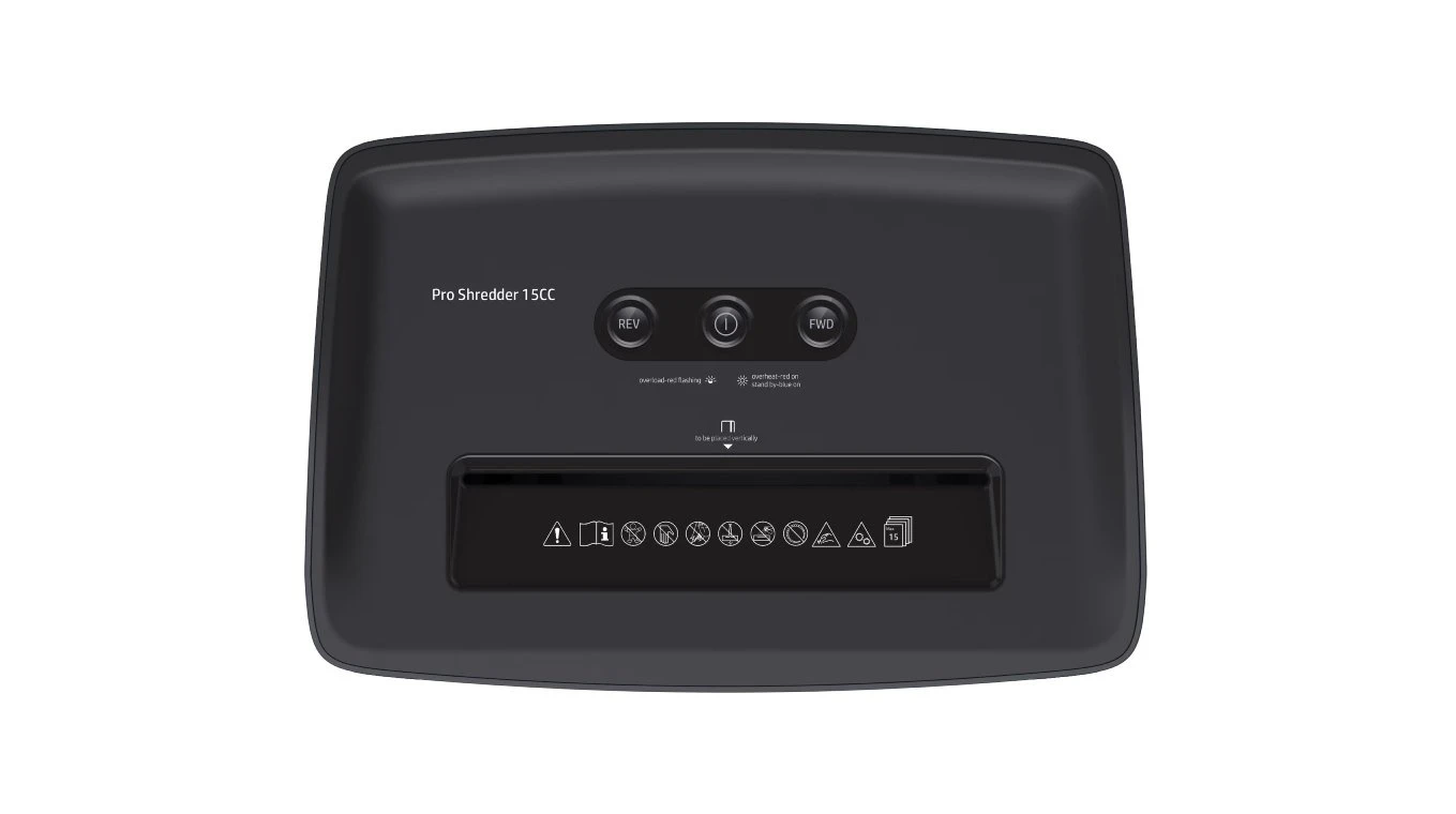 HP Pro Shredder 15 CC Aktenvernichter mit Partikelschnitt