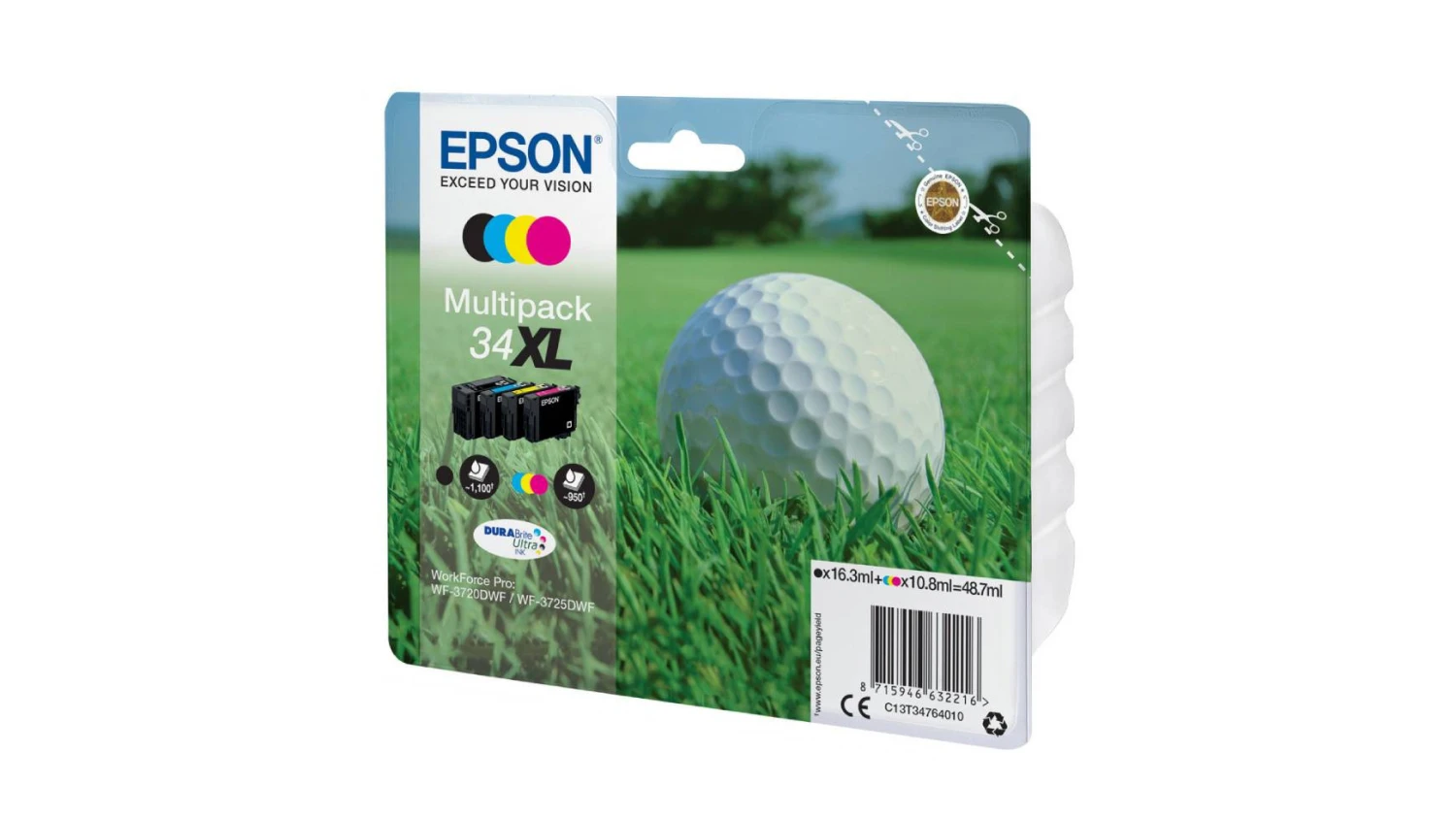 EPSON 34XL Multipack Cartouche d'encre CMYBK